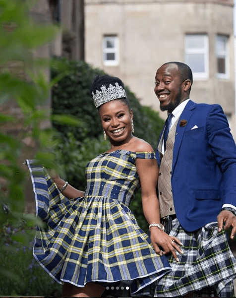 Aww!!!About To Wed Couple Shares Lovely Photos Of A Scottish-Inspired Themed Wedding [Photos]