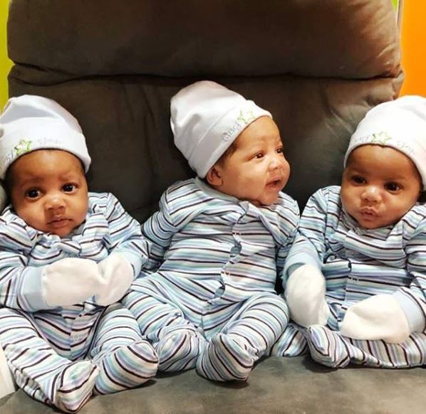 Happy Femi Fani Kayode Shares Photos Of His Triplets At Two Months Old [Photos]