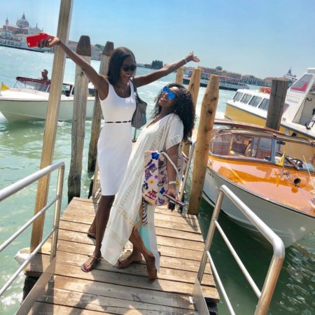 Genevieve Nnaji and Supermodel Oluchi Onweagba Shares Vacation Photos Italy [Photos]