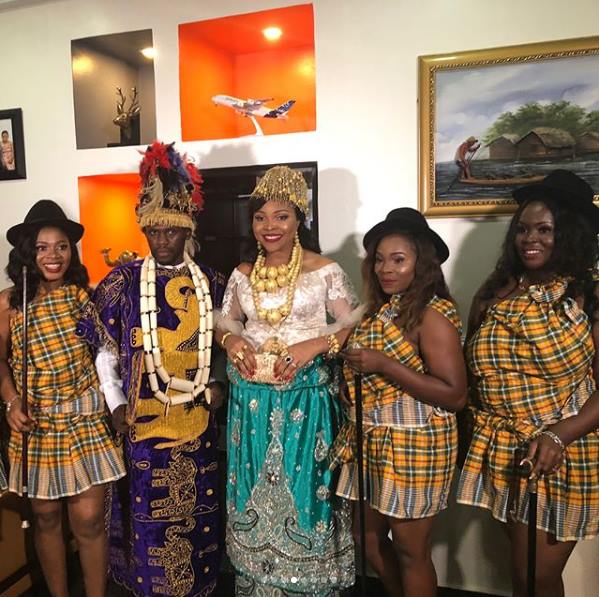 More Photos from Olu Jacobs and Joke Silva’s Son’s Traditional Wedding