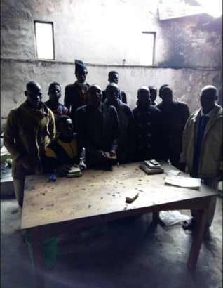 Heartbroken Residents Worship in Their Burnt Church after Plateau Massacre [Photos]