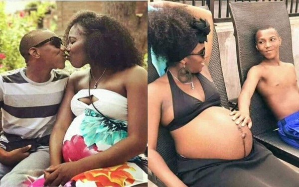 Could This Be Love!! Photos of A 16-Yr-Old Boy and His Pregnant 33-Yr-Old Lover Went Viral