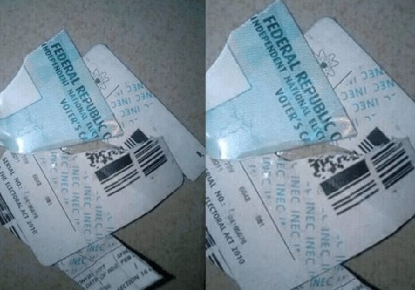 Angry Man Destroys His PVC Following APC’s Victory In Ekiti State, His Reasons Will Amaze You