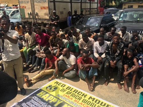 Lagos Police Arrest Cultists during Their Anniversary Celebration [Photos]
