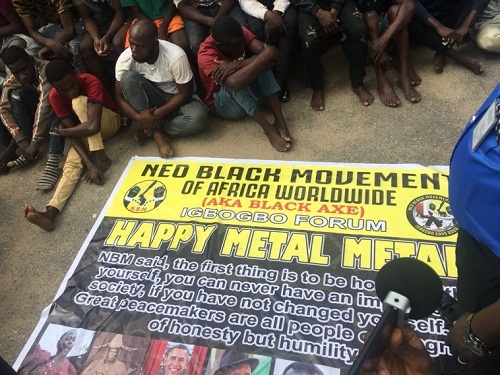 Lagos Police Arrest Cultists during Their Anniversary Celebration [Photos]