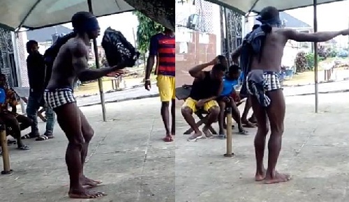 Niger Delta University Student Caught Stealing, Made To Dance for Hours [Video]