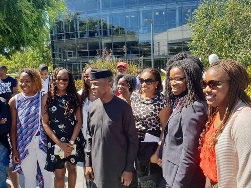 Vp Yemi Osinbajo Visits Google Headquarters In The Us, Received By Google Ceo [Photos]