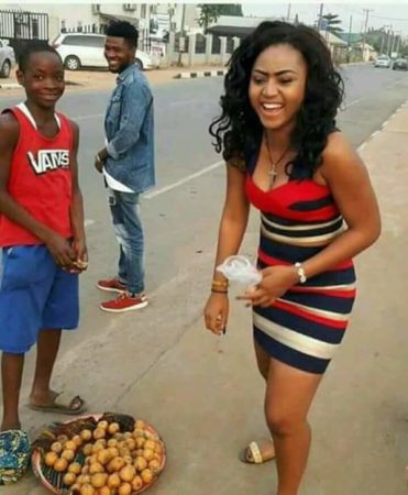 Nollywood Actress Regina Daniels Buys Cherie from a Little Boy Who Wants Her as Girlfriend