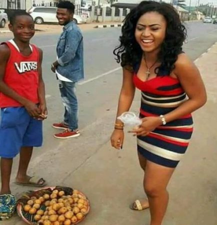 Nollywood Actress Regina Daniels Buys Cherie from a Little Boy Who Wants Her as Girlfriend