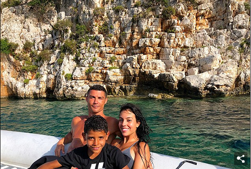 Photos of Cristiano Ronaldo As He Spends Quality Time with Family Ahead Of Juventus Move [Photos]