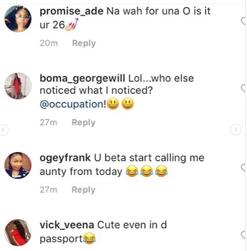 Outrage on Social Media as Actress Rosy Meurer Claims She Is 26 [photos]