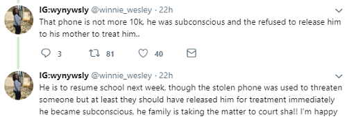 Again, SARS Operatives Tortures Student to Death over A N10k Stolen Phone