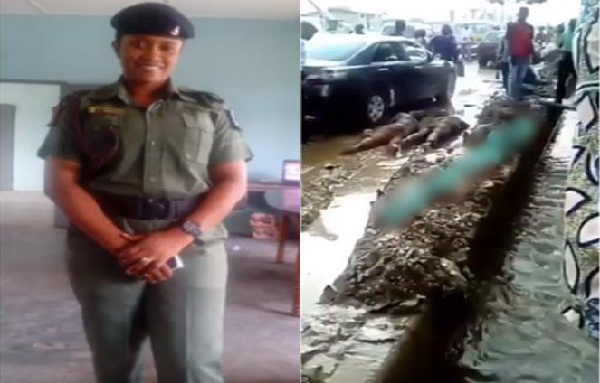 Female Soldier Dehumanises and Rough Handled Two Men for Scratching Her Car in Lagos [Video]