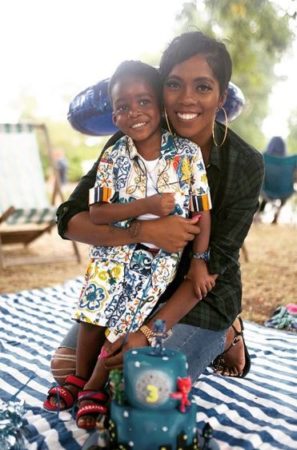 Singer, Tiwa Savage Shares Lovely Photos Of Her Son Jamil As He Turns 3