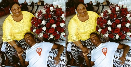 Nigerian Singer, Wizkid Shares Lovely Photo with Mum [Photos]