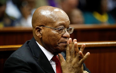 Ex-South African President, Jacob Zuma Weeps Badly As He Loses Son