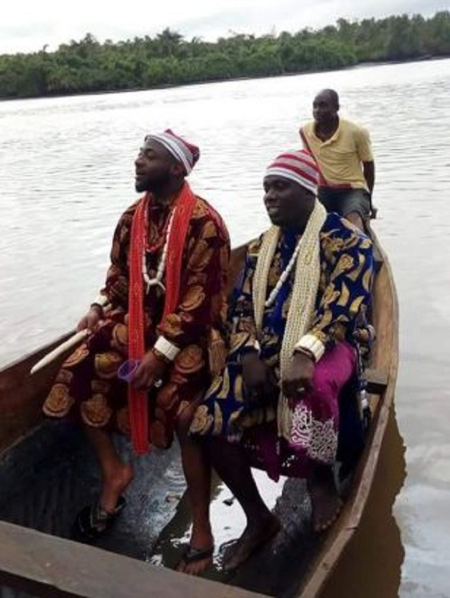 Duncan Mighty and Davido Spotted In Rivers State Shooting A Music Video [Photos]
