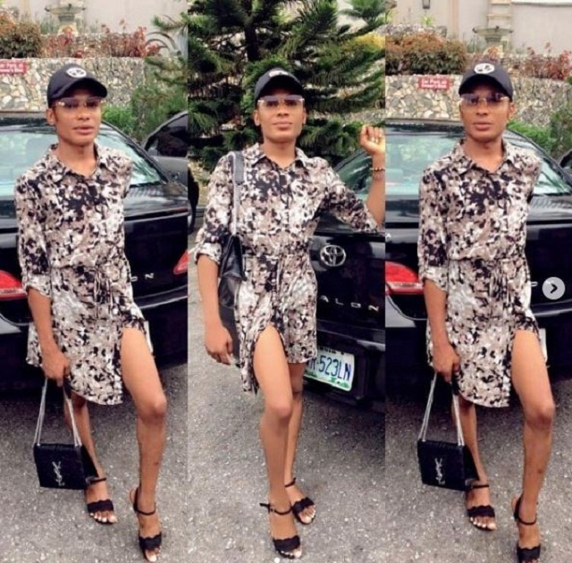 “I Was Born As A Boy But Right Now, I Am Changing To A Beautiful Lady” – Nigerian Cross Dresser Jay Bugatti Say as He Vows to Displace Bobrisky