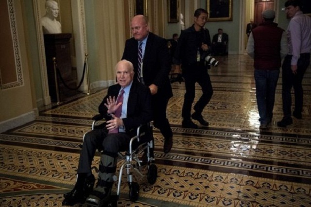 U.S. President, Donald Trump, under fire over tribute to John McCain
