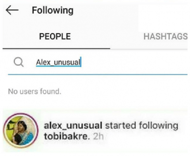 Serious Trouble In The Paradise As Tobi Unfollows Alex On Instagram [See Why]