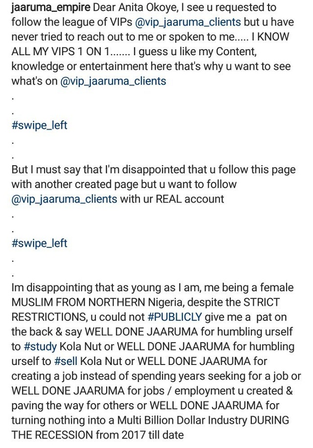 Cex Therapist, Jaaruma Calls out Paul Okoye’s Wife, Anita for Seeking Her Help in Private