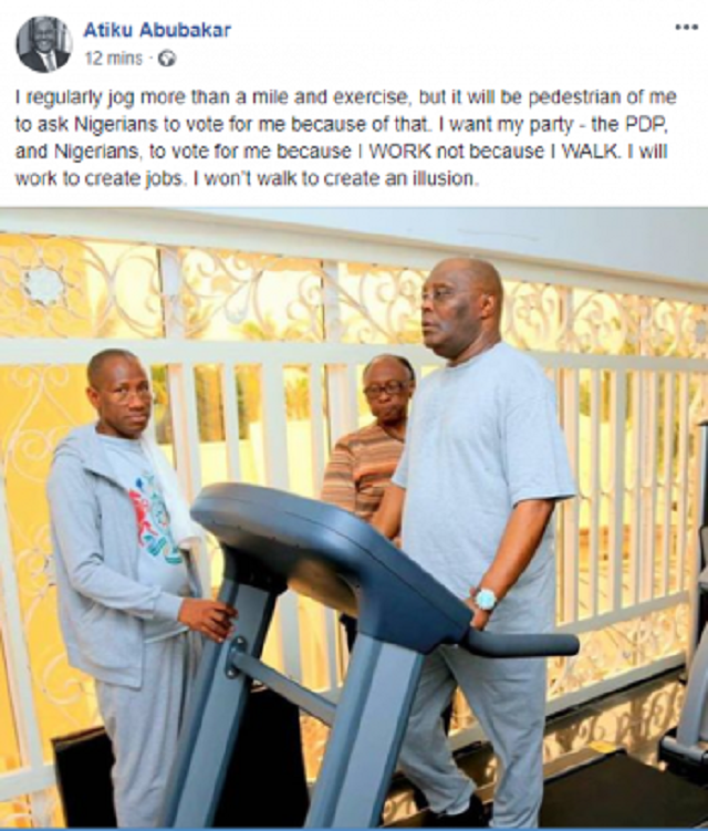 Atiku Stylishly Shades Buhari over Report of Being Fit to run For 2nd Term and its’ hilarious 