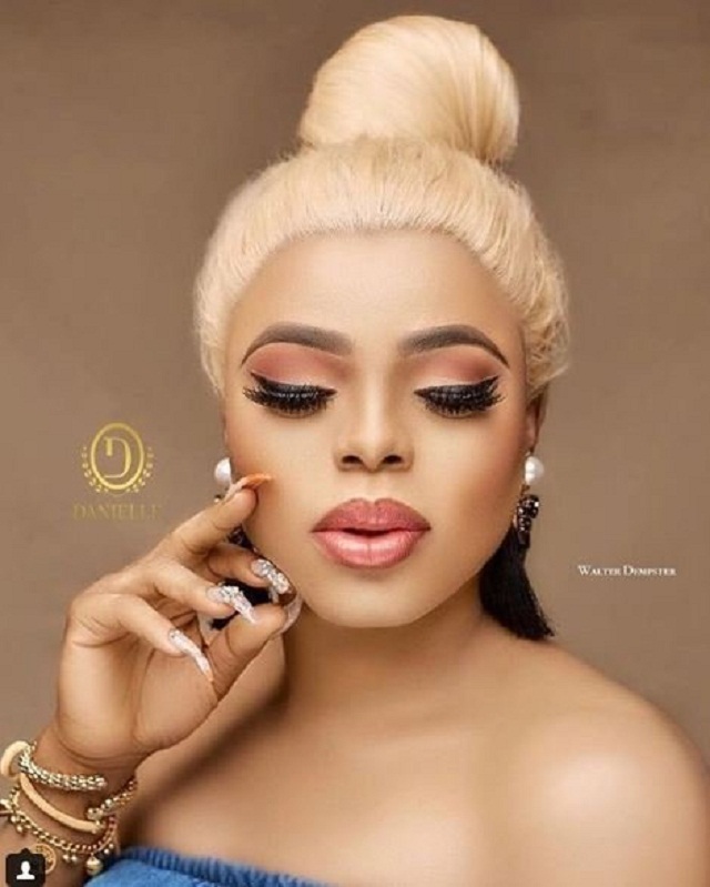 Excited Bobrisky, Shares Photos of Birthday Cake Tonto Dikeh Bought For Him [Photos]
