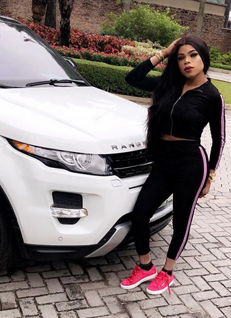 More Photos of Bobrisky As He Arrives London for Birthday Party