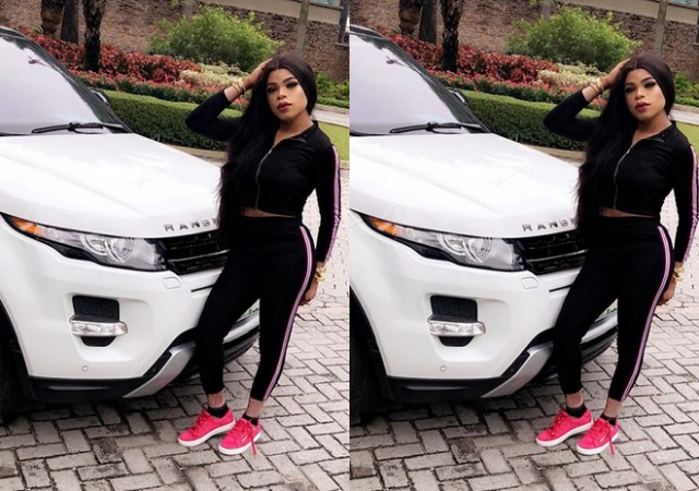 More Photos of Bobrisky As He Arrives London for Birthday Party
