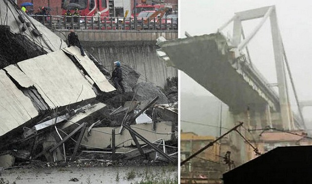 More Than 34 People Feared Dead As Bridge Collapses In Italy [Photos]