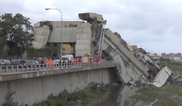 More Than 34 People Feared Dead As Bridge Collapses In Italy [Photos]