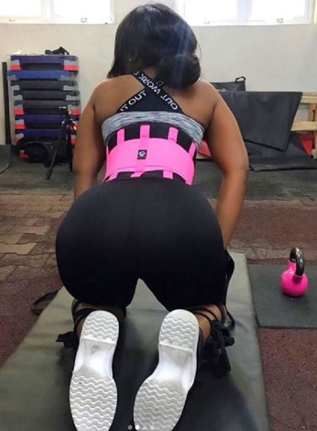 Photos of Cee-C Showcasing Her Curves As She Works Out In the Gym [Photos]