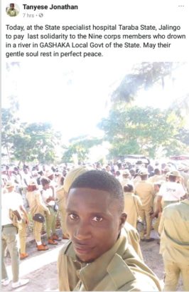 Tears Flows Like A River As Corps Members Who Drowned In Taraba River, Conveyed For Burial [Photos]