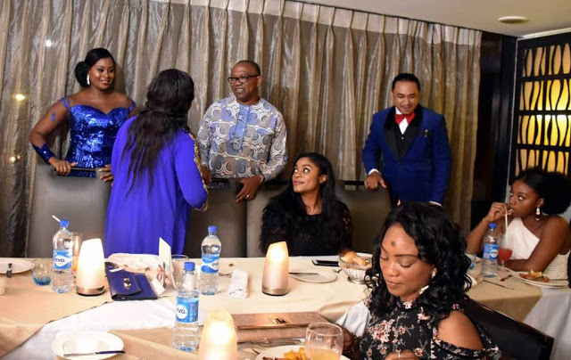 Controversial OAP, Daddy Freeze, Celebrates His Wife Benedicta, As She Turns 40 [Photos]