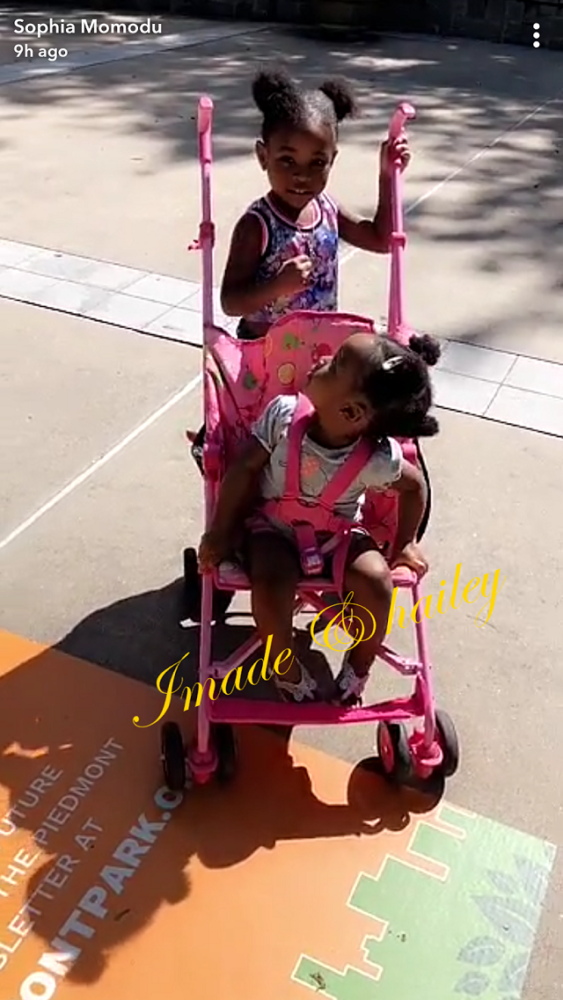 More Photos Of Davido’s Daughters as They Unite in Atlanta [Photos]