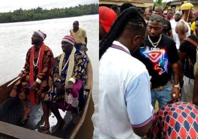 Duncan Mighty and Davido Spotted In Rivers State Shooting A Music Video [Photos]