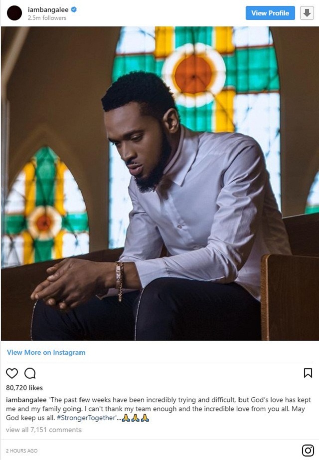 D’BANJ Finally Returns to Social Media after His Son’s Death… See His First Post… It’s SO Touching!!!