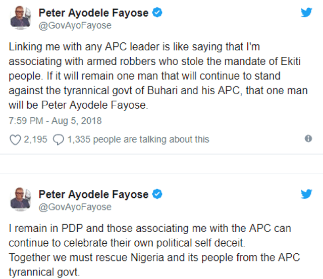 Outgoing Governor, Fayose and His Deputy Caught at TINUBU’s Lagos Residence and This Happened [Photo Evidence]