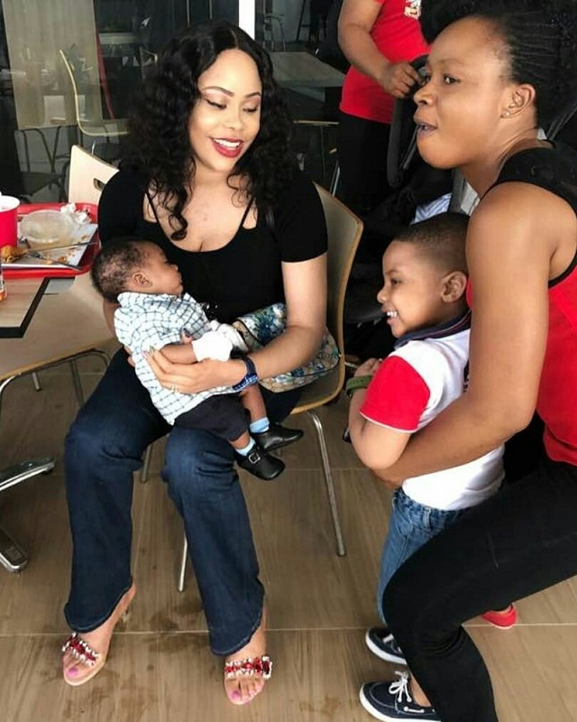 “God Bless the Day I Found You” –Happy FFK Tells His Wife Precious as He Shares Adorable Photos Of Her With Their Sons