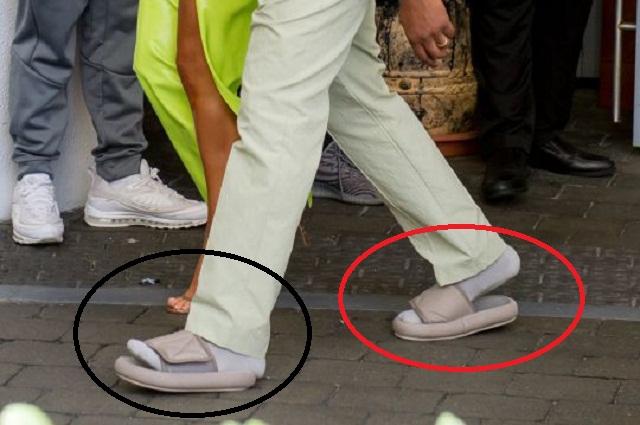 Photos Of Kanye West As He Attends 2Chainz Star Studded Wedding, Shirtless And Wearing Slippers