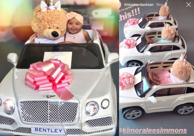 Khloe Kardashian's Daughter “True Thompson” Gets Mini Bentley [Photos]