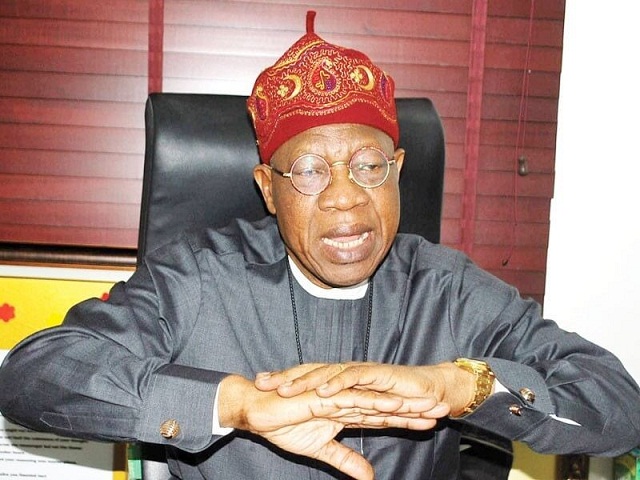 Lai Mohammed Begs Churches to Preach Good about Buhari