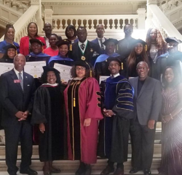 Photos of Linda Ikeji As She Receives Honorary Doctorate Degree From Trinity International University [Photos]
