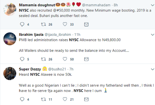 BREAKING! Finally, BUHARI Increases NYSC Allowance, See The Huge Amount They Will Be Paid From Now On!!
