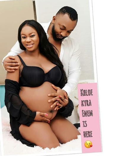Nollywood Actress, Oma Nnadi and Hubby Welcome Their First Child