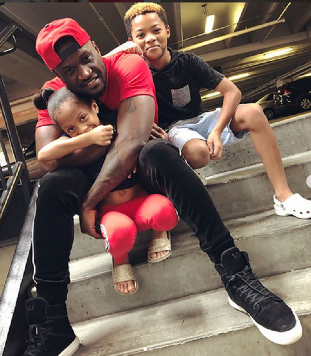 Peter Okoye, AKA Mr. P Shares Lovely Photos With His Kids [Photos]