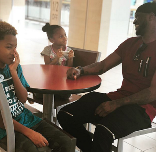Peter Okoye, AKA Mr. P Shares Lovely Photos With His Kids [Photos]