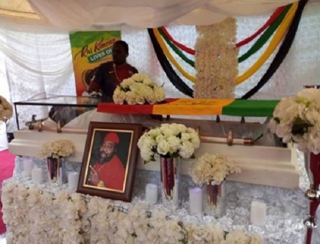 First Photos from Ras Kimono’s Lying-In-State Service in Lagos [Photos]
