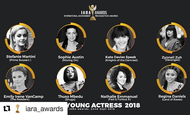Teen Actress, Regina Daniel Gets Nominated For An International Award