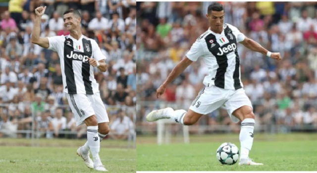 It Took Cristiano Ronaldo, Just 8 Minutes Scores His First Juventus Goal